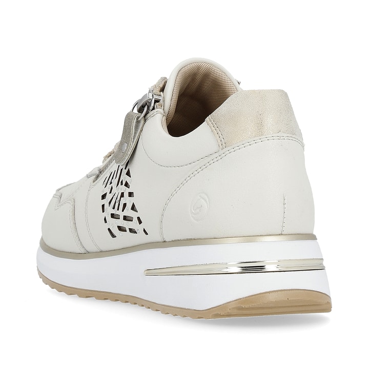 Remonte Artikelnummer D1G00-81 remonte Damen Sneaker cremeweiß-beigemetallic Versandkostenfrei