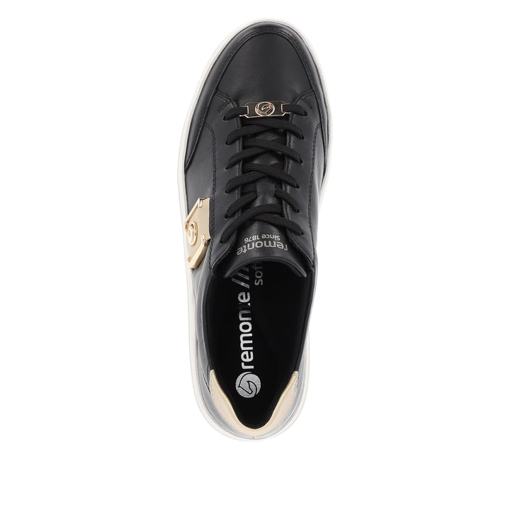 Remonte Artikelnummer D1C02-01 remonte Damen Sneaker tiefschwarz-mattgold Flash Sale