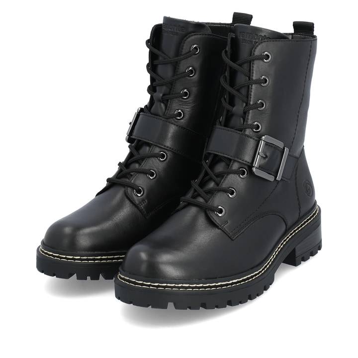 Remonte Artikelnummer D0B78-01 remonte Damen Biker Boots nachtschwarz Preisnachlass