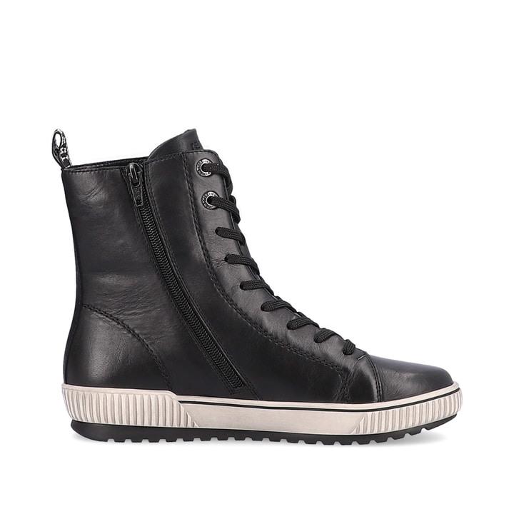 Remonte Artikelnummer D0774-01 remonte Damen Schnürstiefel tiefschwarz Lagerräumung