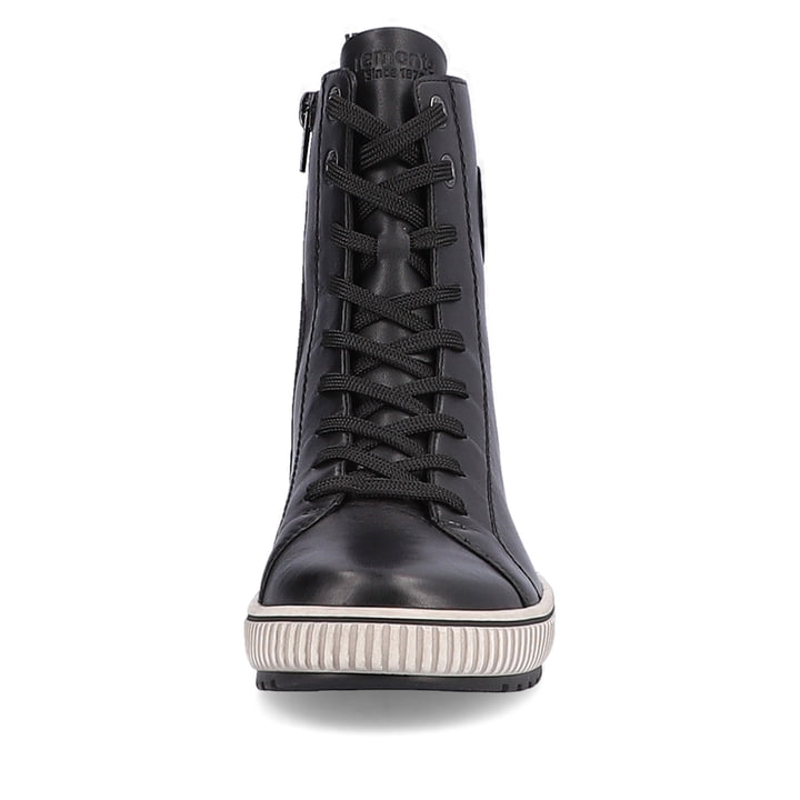 Remonte Artikelnummer D0774-01 remonte Damen Schnürstiefel tiefschwarz Lagerräumung