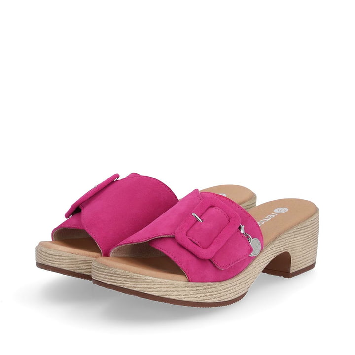 Remonte Artikelnummer D0N56-31 remonte Damen Pantoletten magenta Räumungsverkauf