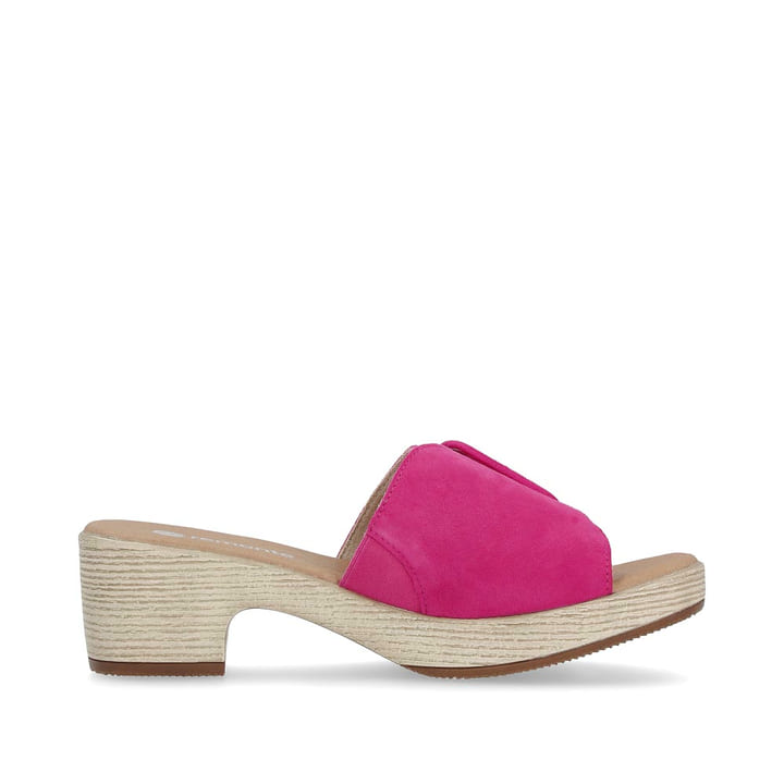 Remonte Artikelnummer D0N56-31 remonte Damen Pantoletten magenta Räumungsverkauf
