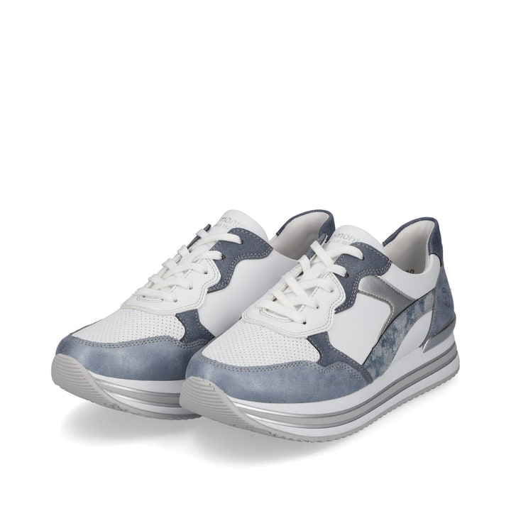 Remonte Artikelnummer D1320-80 remonte Damen Sneaker edelweiß-jeansblau Super Sparpreis