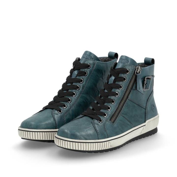 Remonte Artikelnummer D0777-12 remonte Damen Schnürschuhe petrol Begrenzte Freigabe