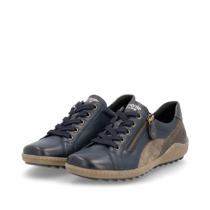 Remonte Artikelnummer R1439-14 remonte Damen Schnürschuhe dunkelblau-braun JETZT KAUFEN