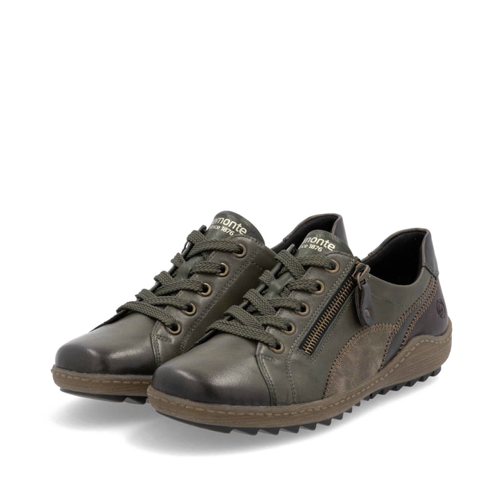Remonte Artikelnummer R1439-52 remonte Damen Schnürschuhe waldgrün-braun Neueste Stile
