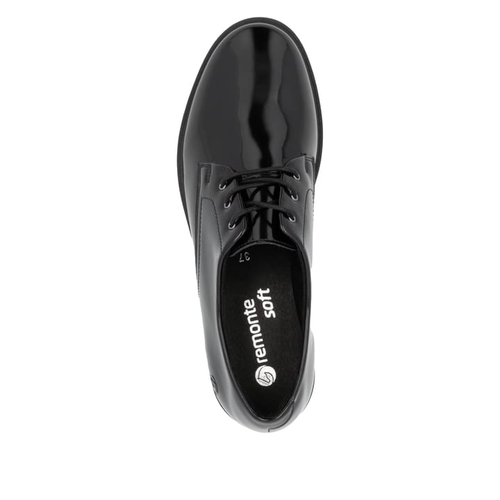 Remonte Artikelnummer D1U02-00 remonte Damen Schnürschuhe glanzschwarz Letzter Tag
