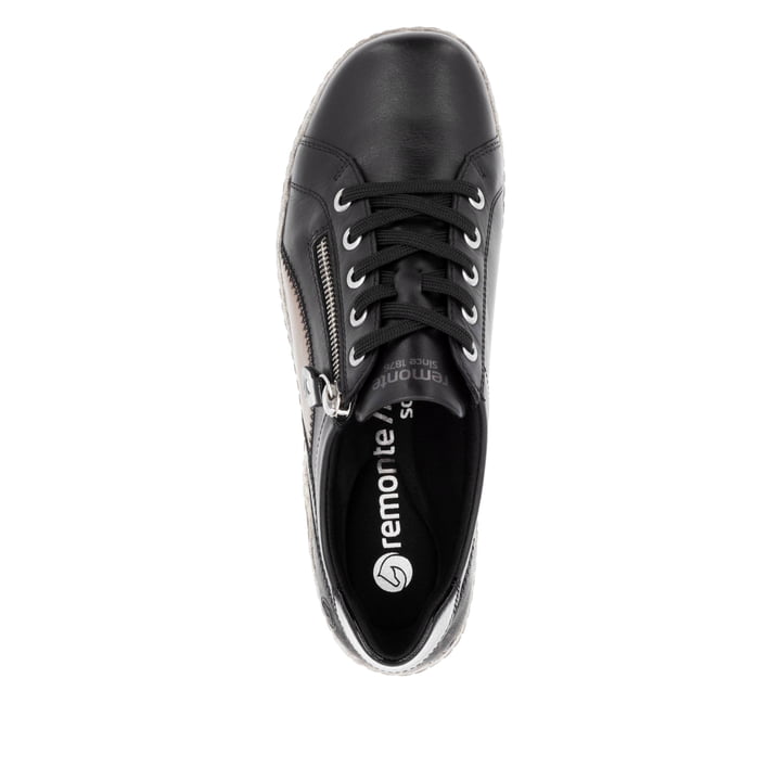 Remonte Artikelnummer R1439-03 remonte Damen Schnürschuhe tiefschwarz-gold Zeitbegrenzte Promotion