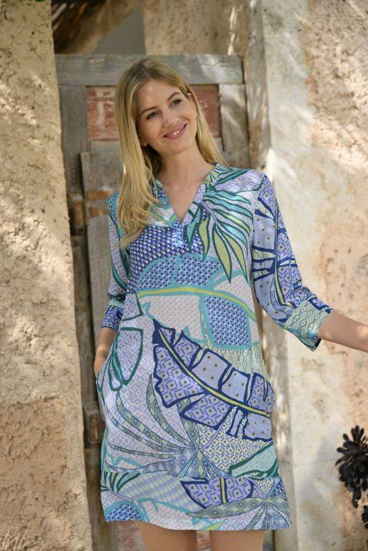 Ringella Kleid im Tunika-Stil mit 3/4 Arm Flash Sale