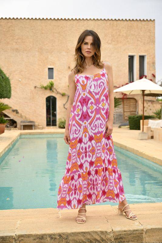 Ringella Sommerkleid mit Spaghettiträgern und Volant Osterangebot