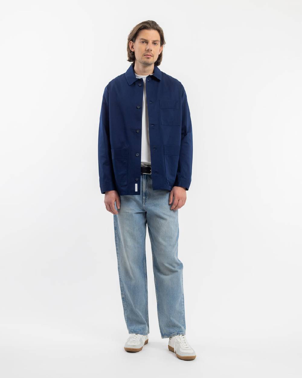 Rotholz Workwear Jacke Bio Twill - Blau Exklusive Angebote
