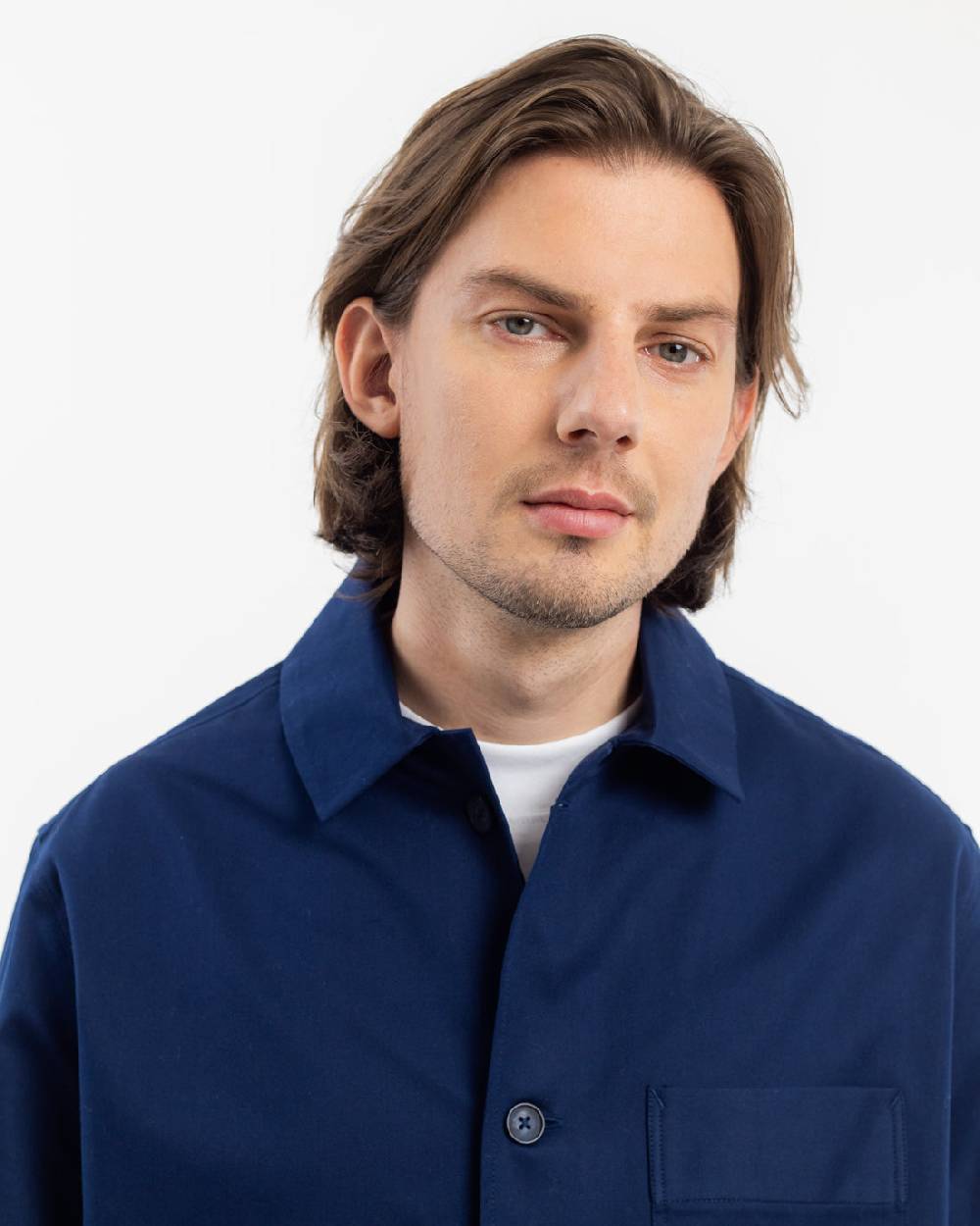 Rotholz Workwear Jacke Bio Twill - Blau Exklusive Angebote