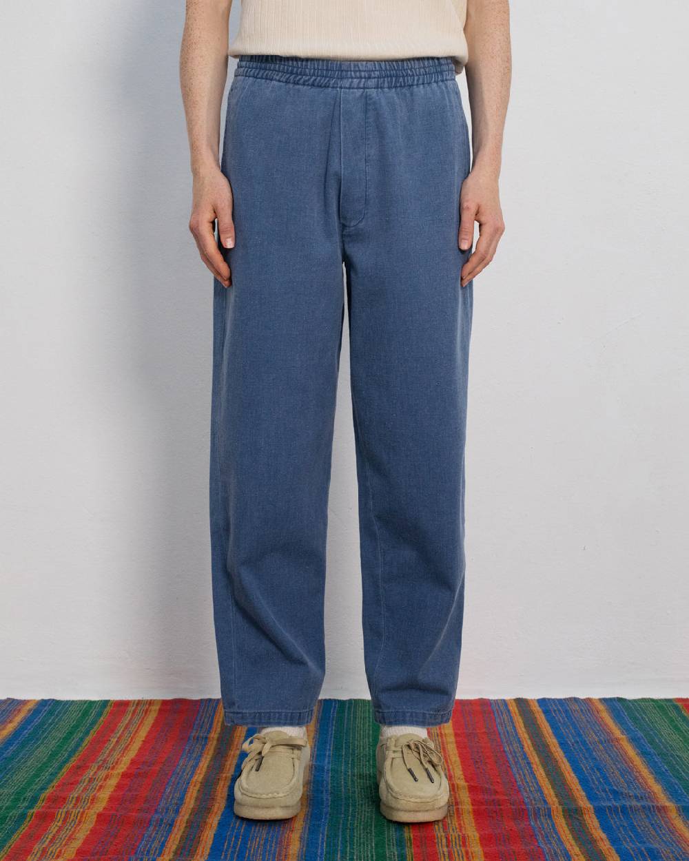 Rotholz Denim Hose Recycelte Baumwolle - Blau Sonderangebote