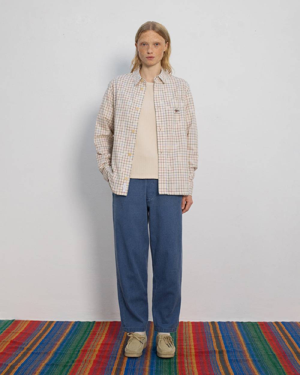 Rotholz Denim Hose Recycelte Baumwolle - Blau Sonderangebote