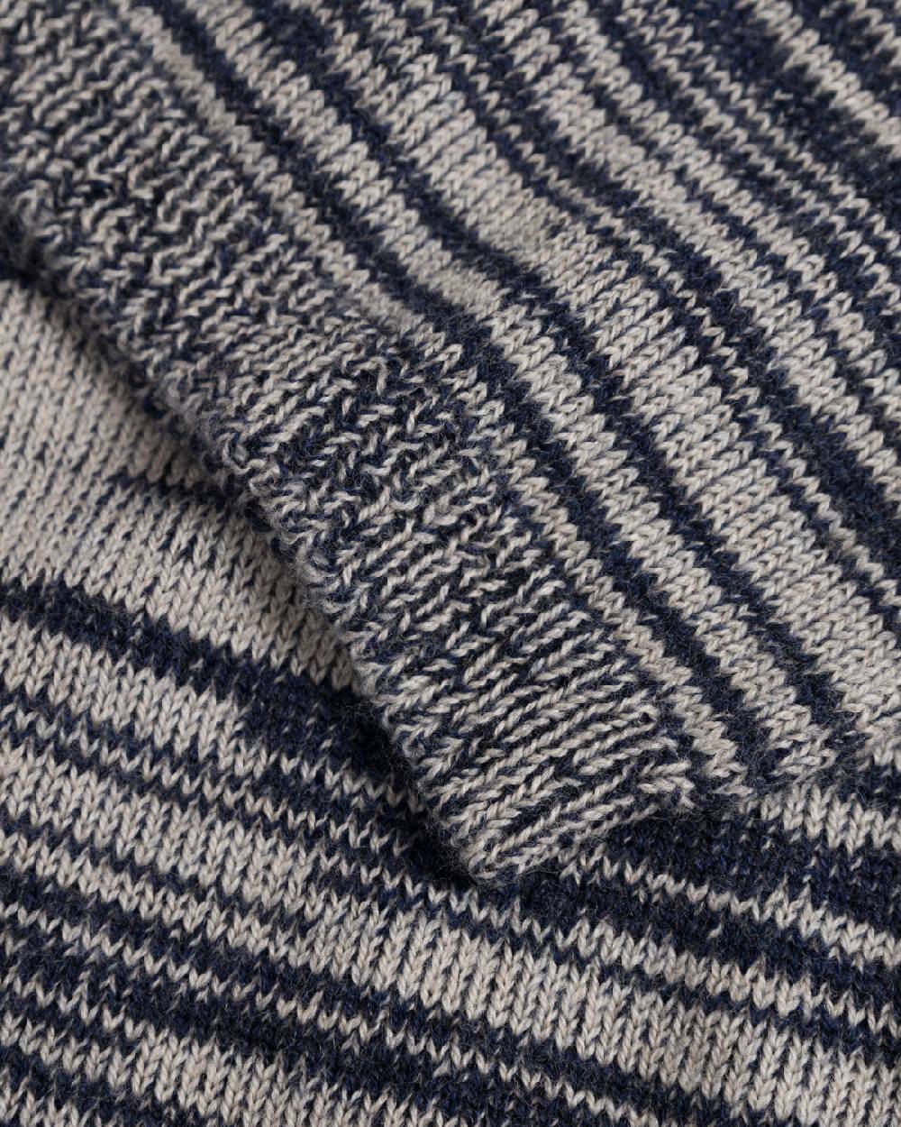 Rotholz Gestrickte Balaklava - Blau Gestreift Letzte 3 Tage