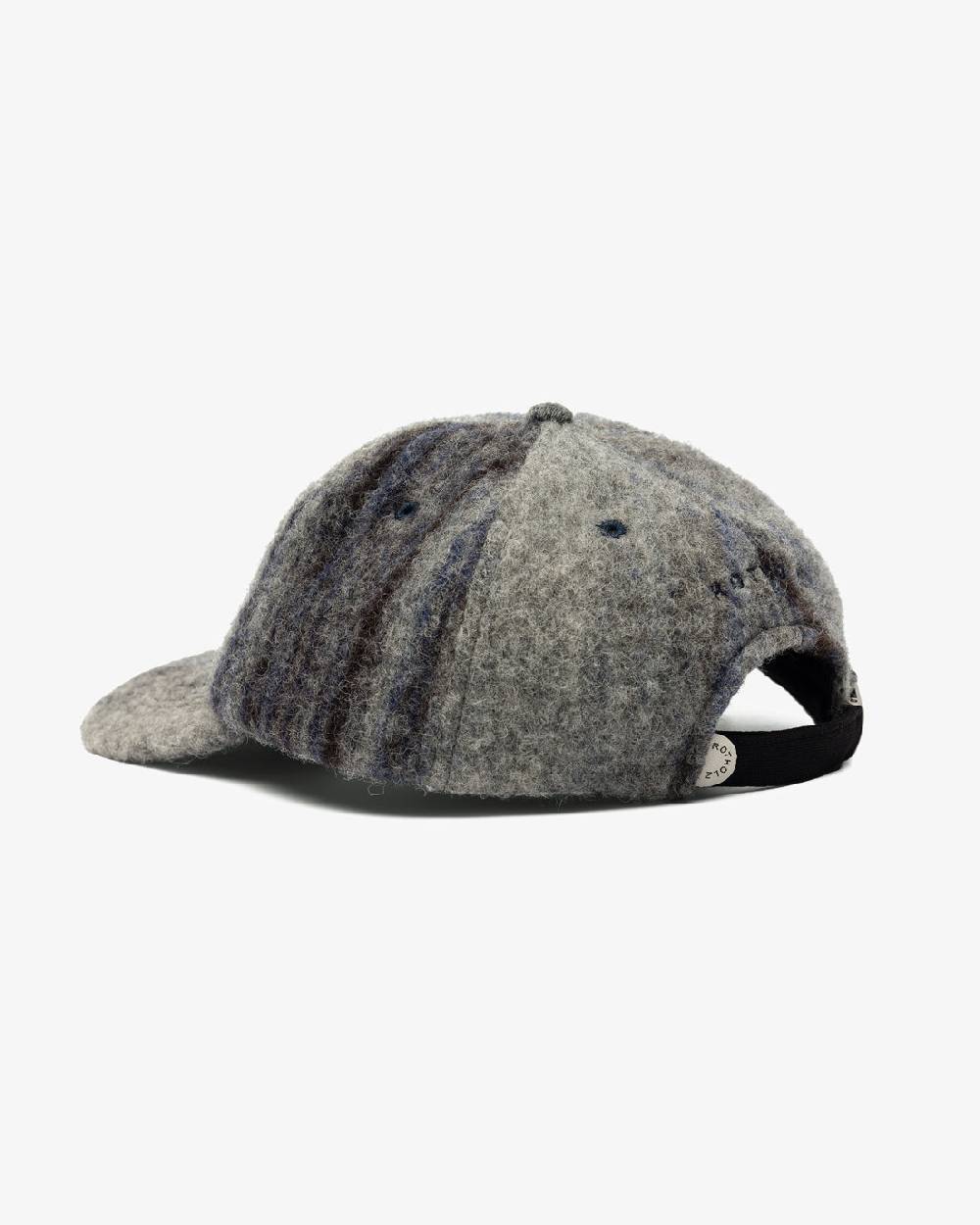 Rotholz Floppy Cap Bio-Wolle - Grau Gestreift Letzte 2 Tage