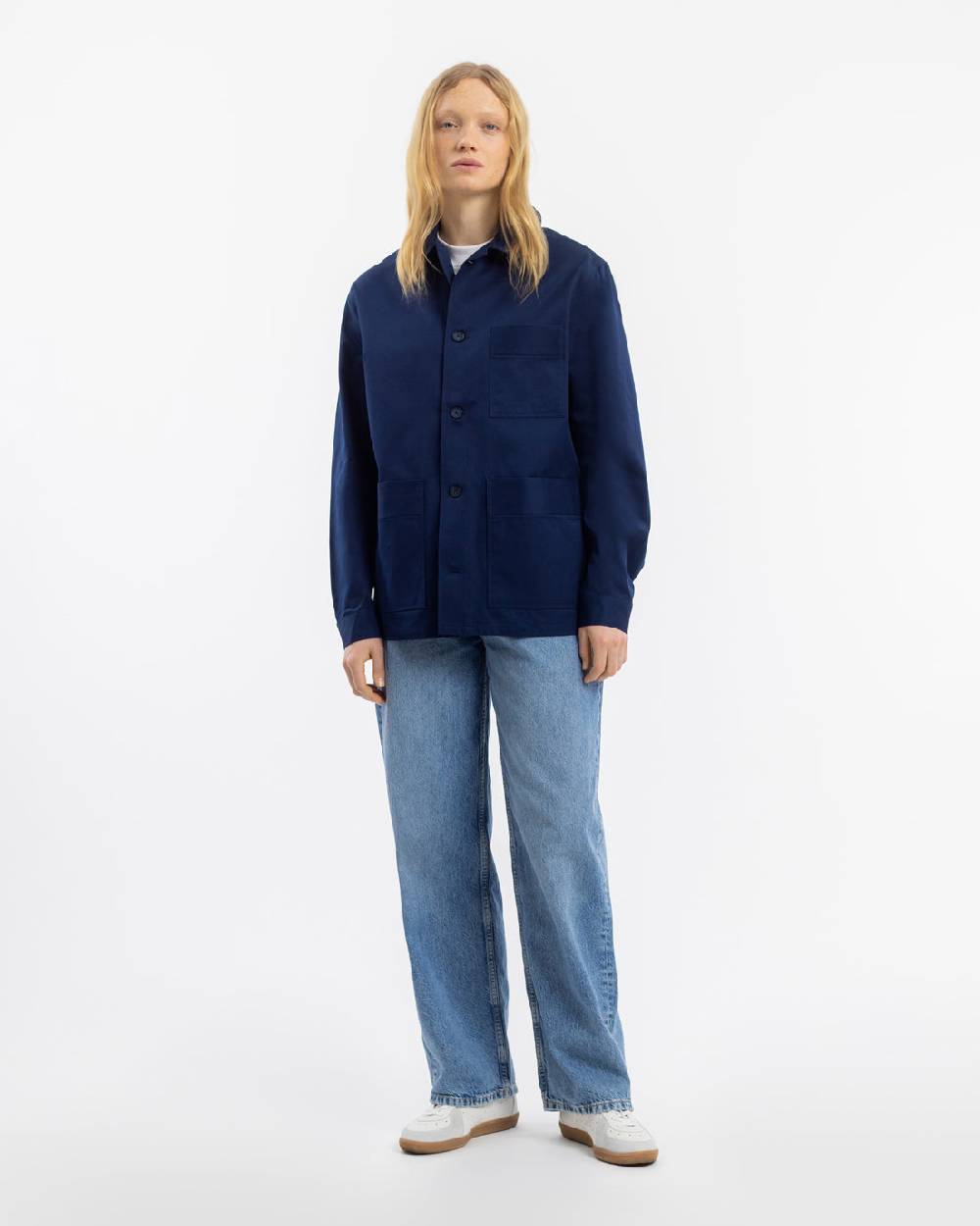Rotholz Workwear Jacke Bio Twill - Blau Riesige Rabatte