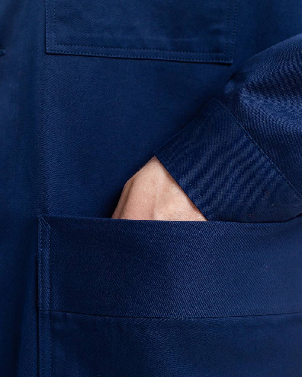 Rotholz Workwear Jacke Bio Twill - Blau Riesige Rabatte