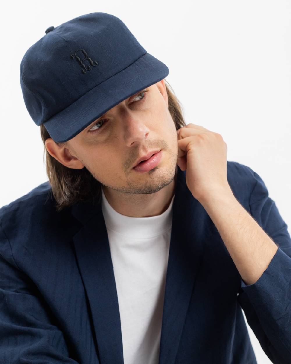 Rotholz Workwear Blazer Leinen Mix - Dunkelblau Meist gekauft