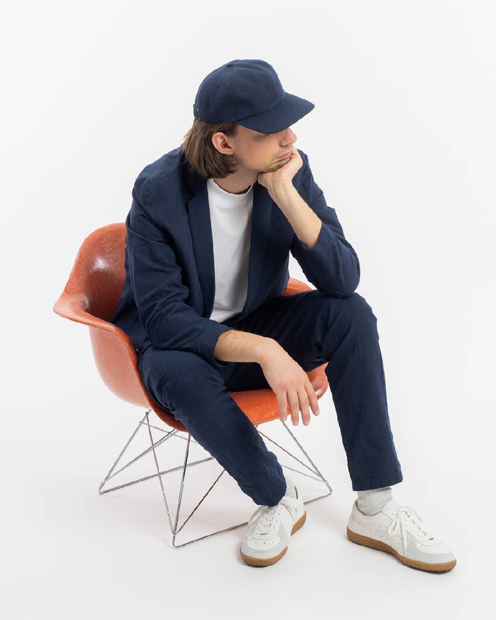 Rotholz Workwear Blazer Leinen Mix - Dunkelblau Meist gekauft