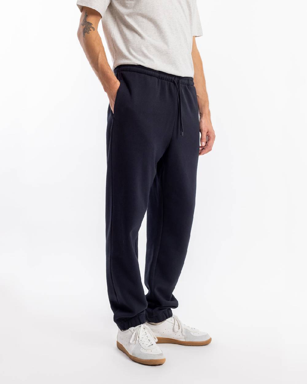 Rotholz Logo Sweatpants Bio Baumwolle - Schwarz Saisonschlussverkauf