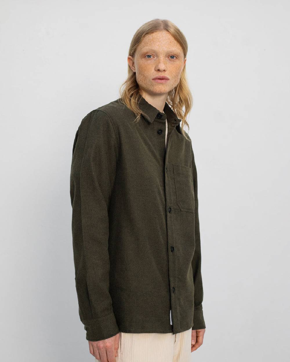 Rotholz Flannel Hemd Bio Baumwolle - Grün Neueste Stile