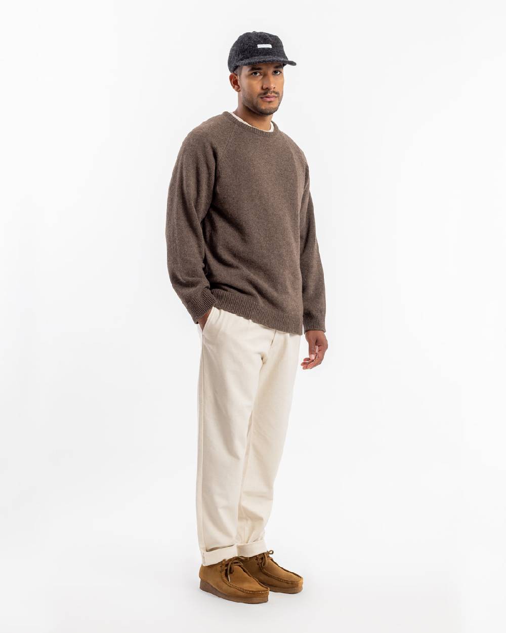 Rotholz Strickpullover Wollmischung - Braun Verkauf