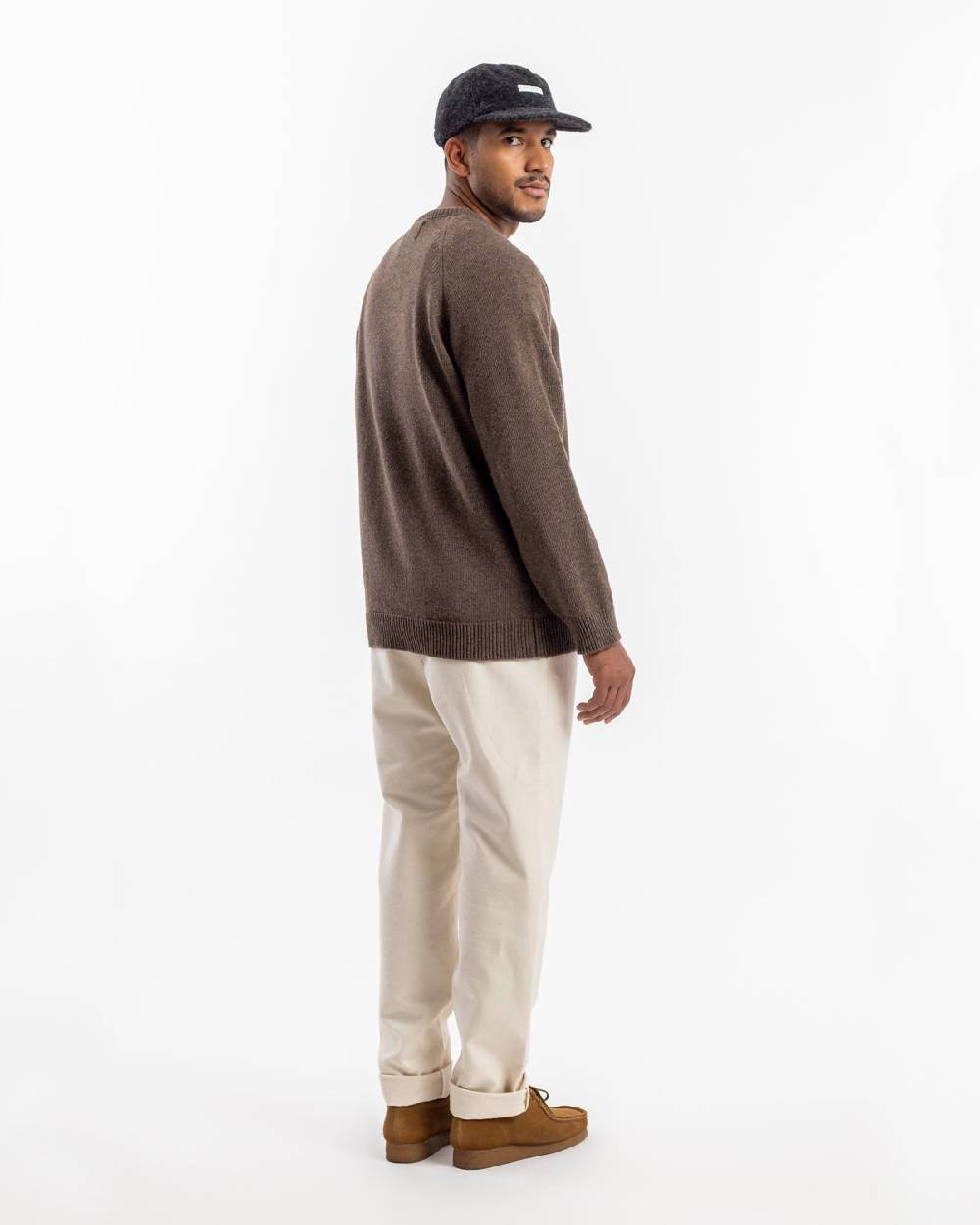 Rotholz Strickpullover Wollmischung - Braun Verkauf