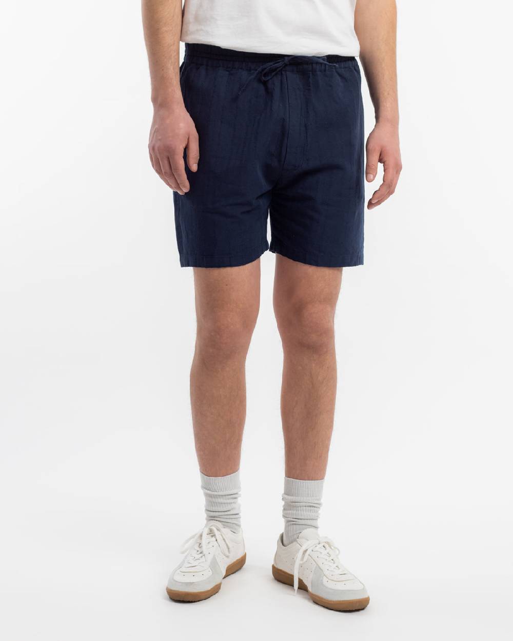 Rotholz Kurze Hose Leinen Mix - Dunkelblau Fabrik Onlineshop