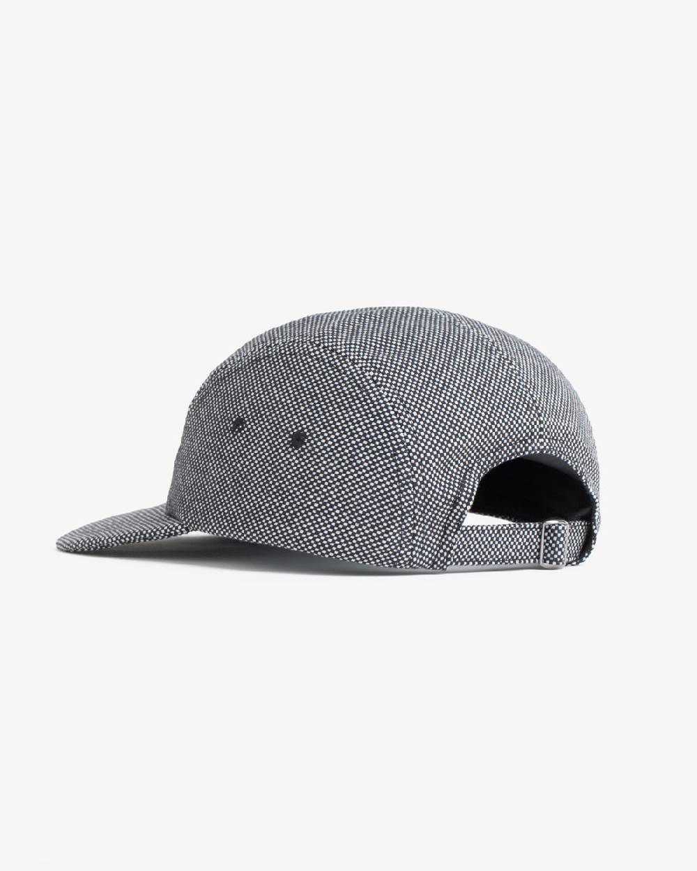 Rotholz Retro 5-Panel Cap Schwarz Kariert Weihnachtsangebot