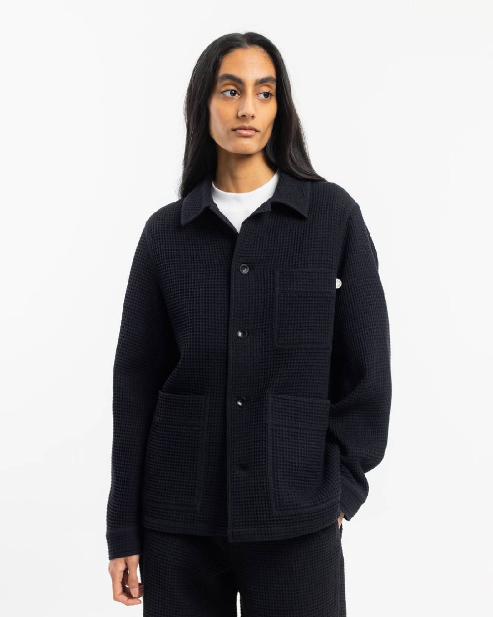 Rotholz Workwear Jacke Waffle Cotton - Schwarz Bestseller