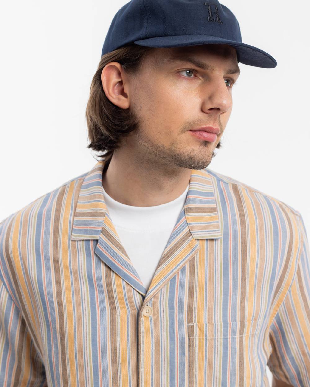 Rotholz Bowling Shirt Leinen Mix - Gestreift Discount Store für neue Produkte