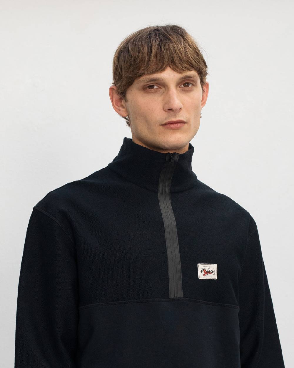 Rotholz Divided Sweatshirt Bio Baumwolle - Schwarz Meist gekauft