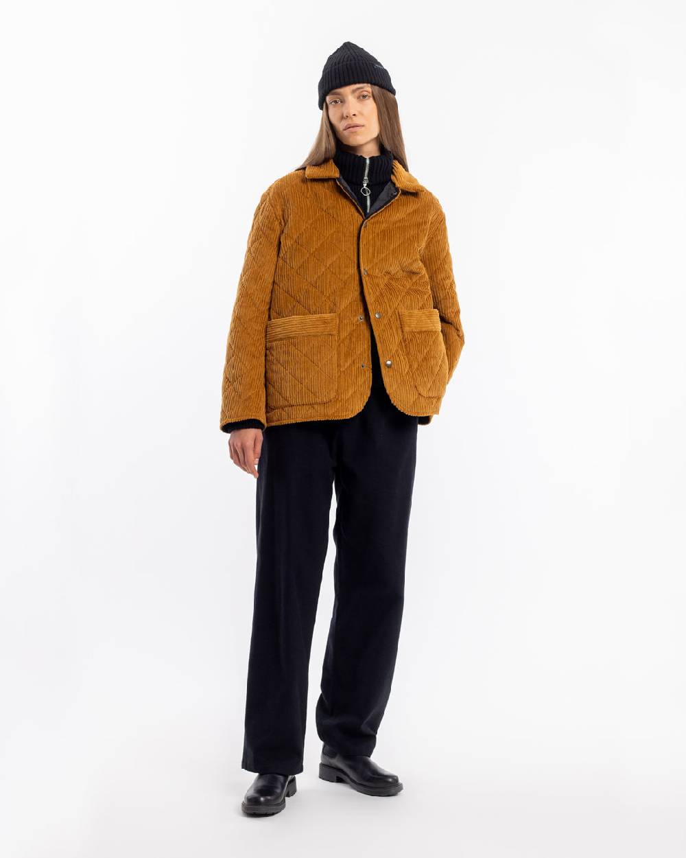 Rotholz Gesteppte Cord Jacke - Toffee Vatertagsangebot