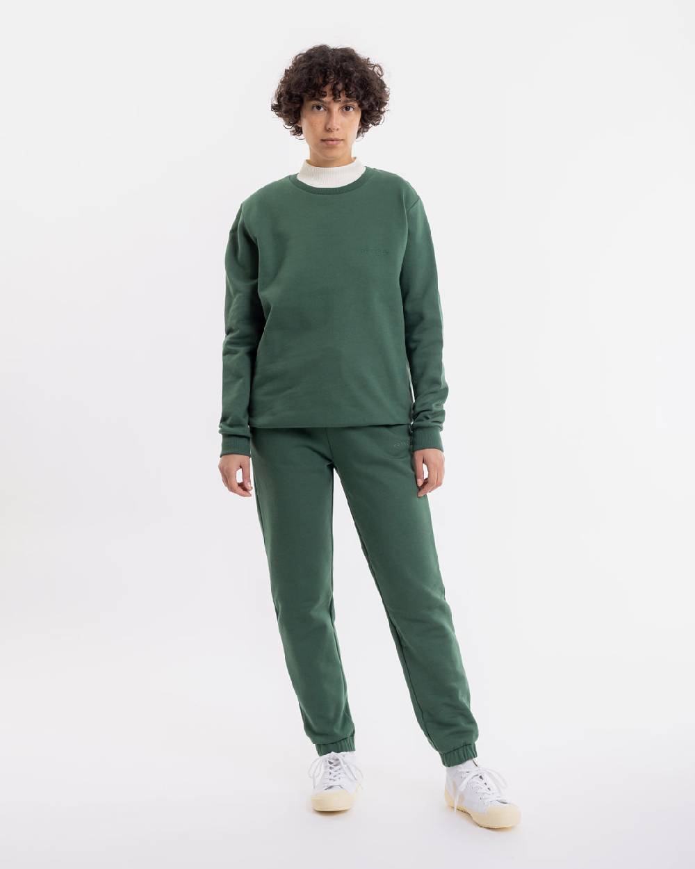 Rotholz Logo Sweatpants aus Bio-Baumwolle Grün Black Friday Preise