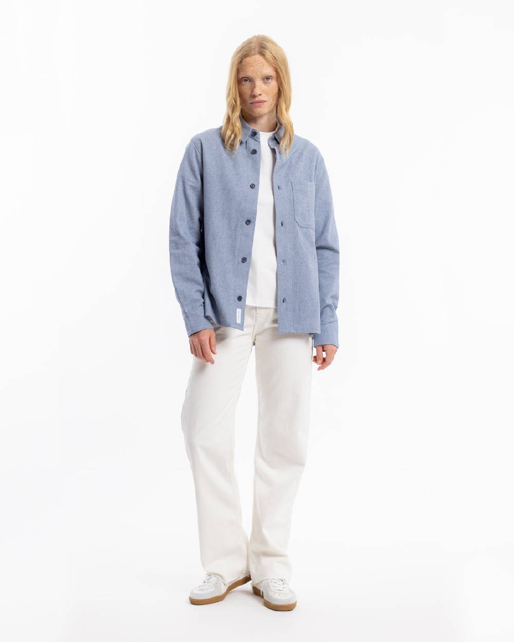 Rotholz Hemd Bio Baumwolle - Denim Blau Blitzverkäufe