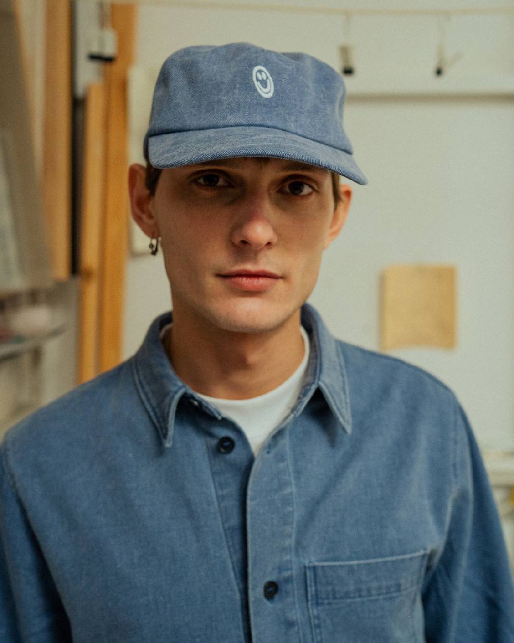 Rotholz Denim Floppy Cap - Blau Black Friday