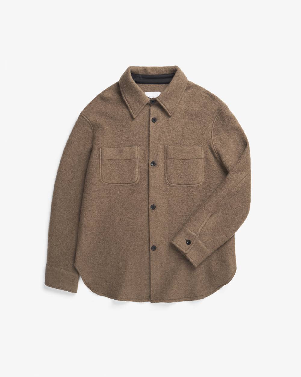 Rotholz Overshirt Bio Wollmischung - Braun Günstiger Verkauf