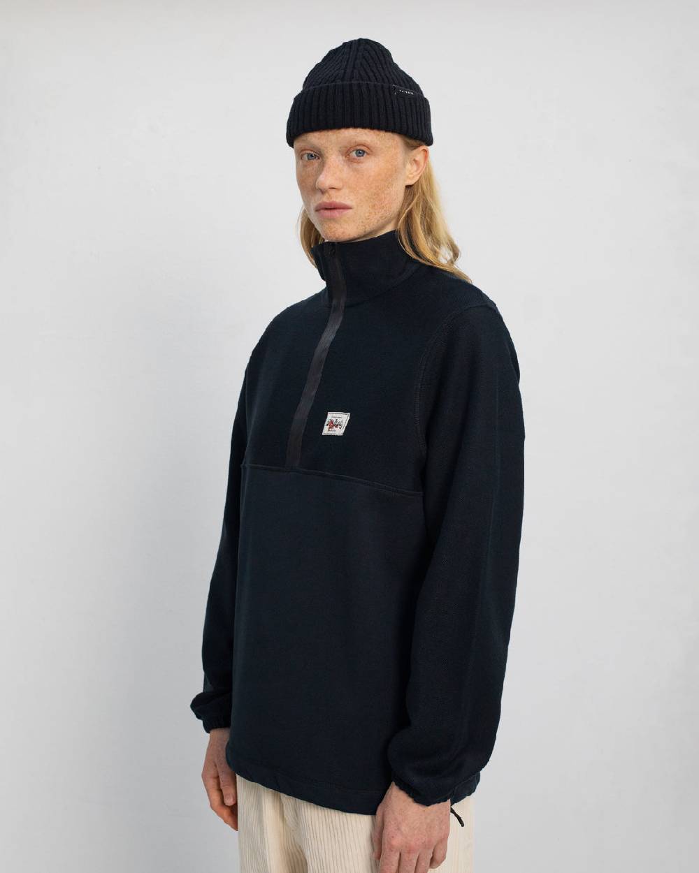 Rotholz Divided Sweatshirt Bio Baumwolle - Schwarz Cyber Monday