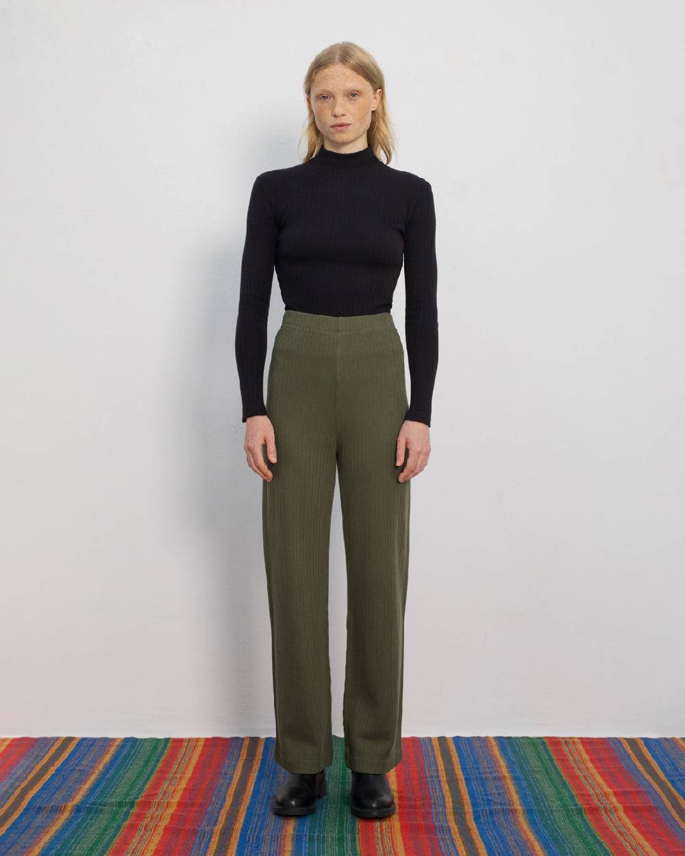 Rotholz Schwere Gerippte Hose Bio Baumwolle - Grün Osterangebot