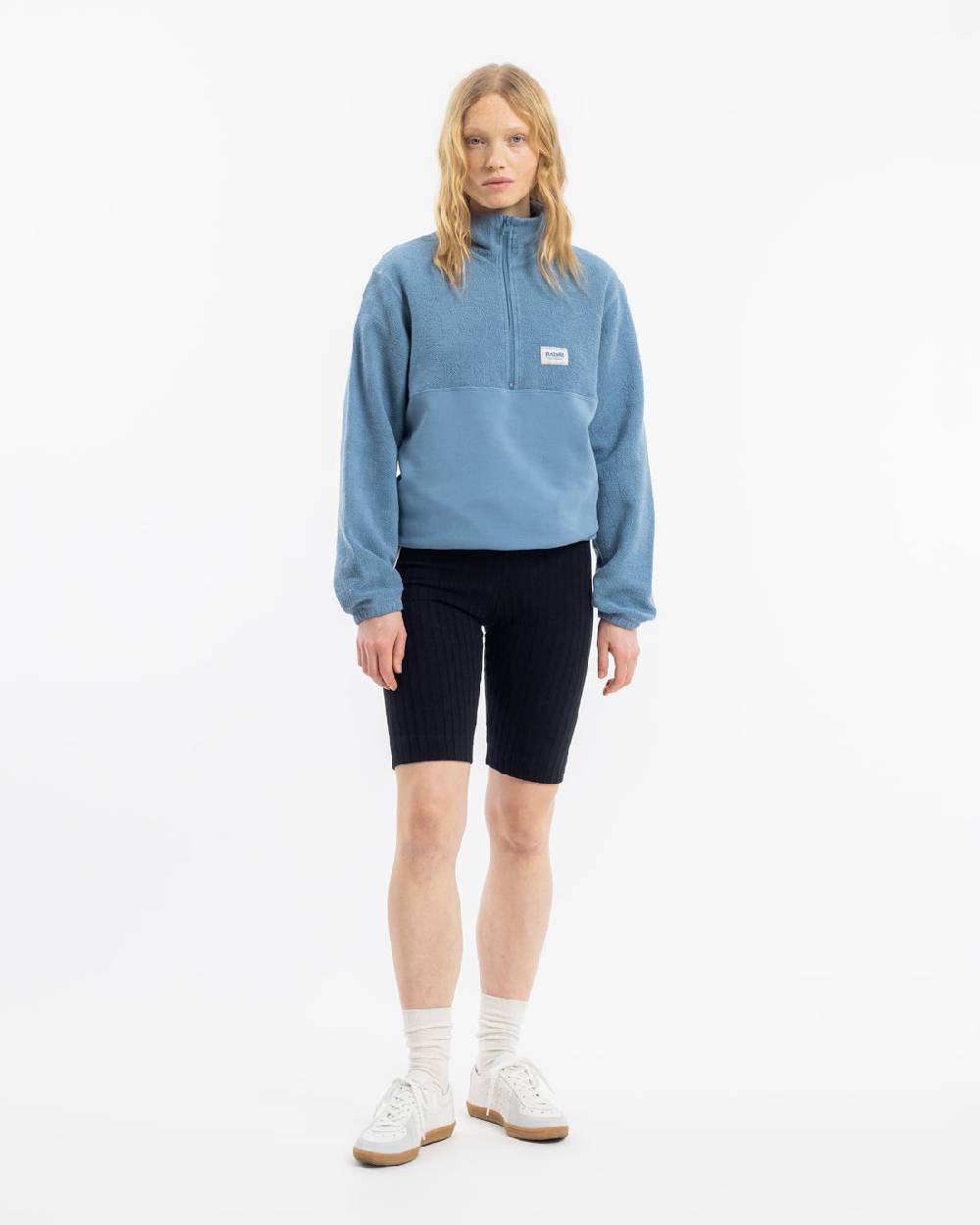 Rotholz Gerippte Biker Shorts Bio Baumwolle - Schwarz Outlet