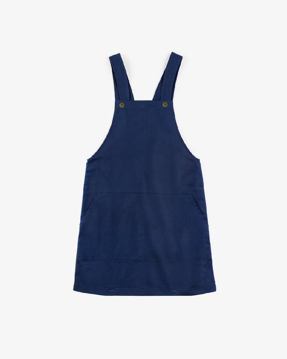 Rotholz Latzkleid aus Bio Canvas - Blau Günstig kaufen