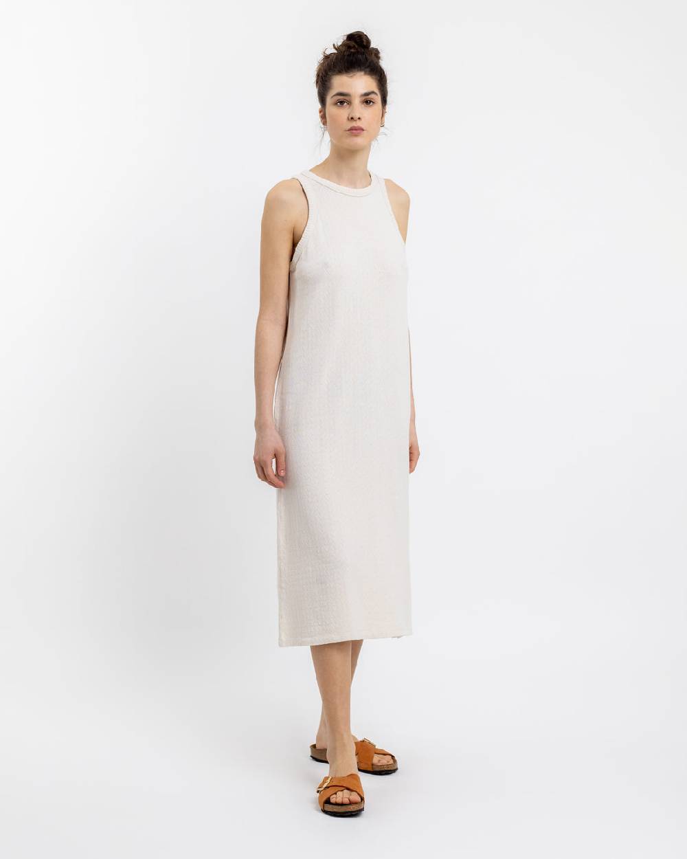 Rotholz Strick Kleid aus Bio-Baumwolle Off-White Black Friday