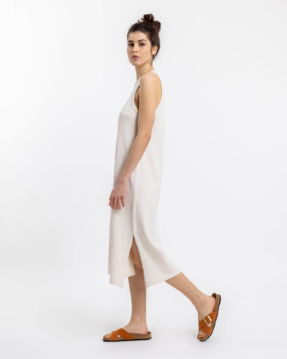 Rotholz Strick Kleid aus Bio-Baumwolle Off-White Black Friday