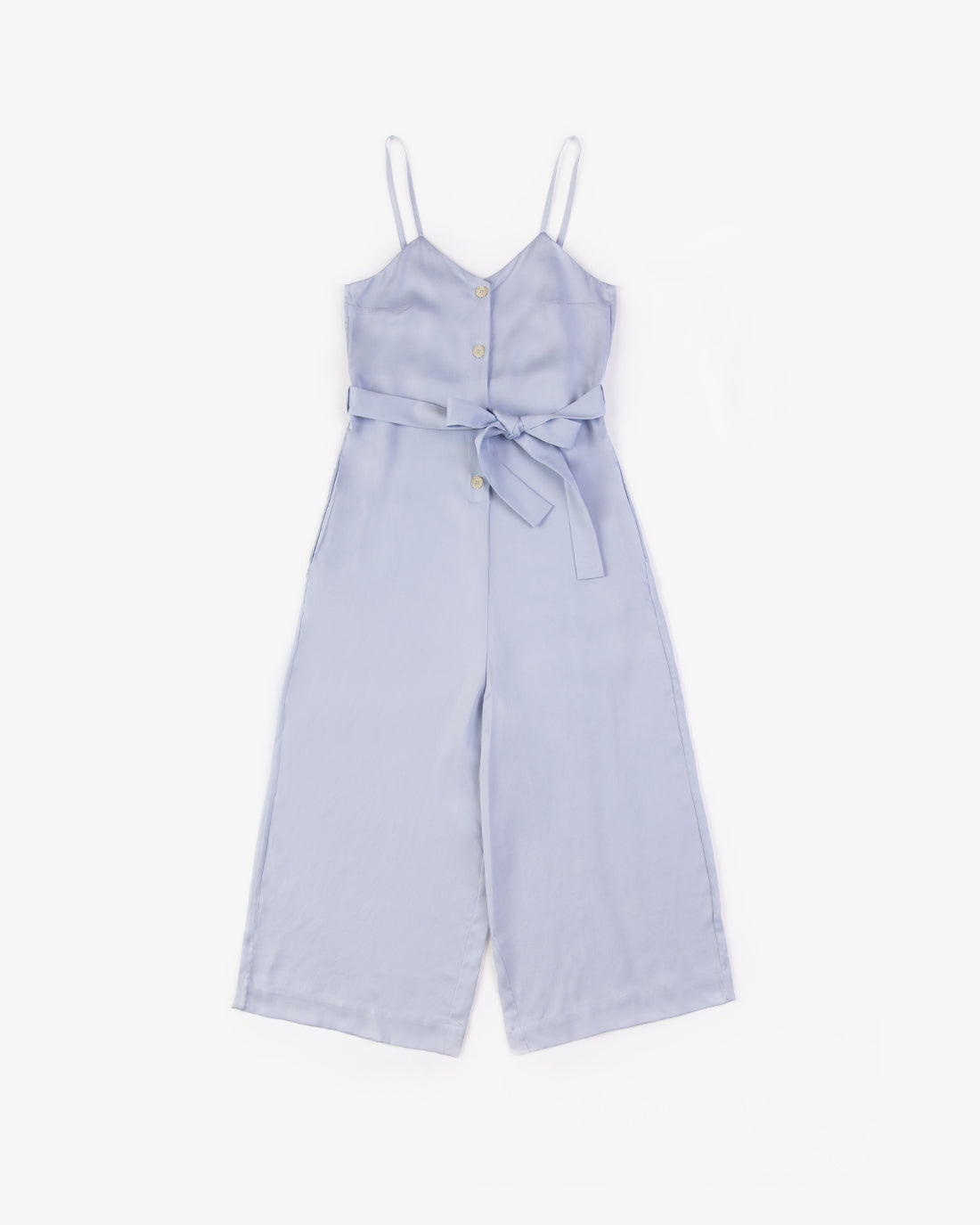 Rotholz Jumpsuit aus Lyocell Hellblau Weihnachtsangebot