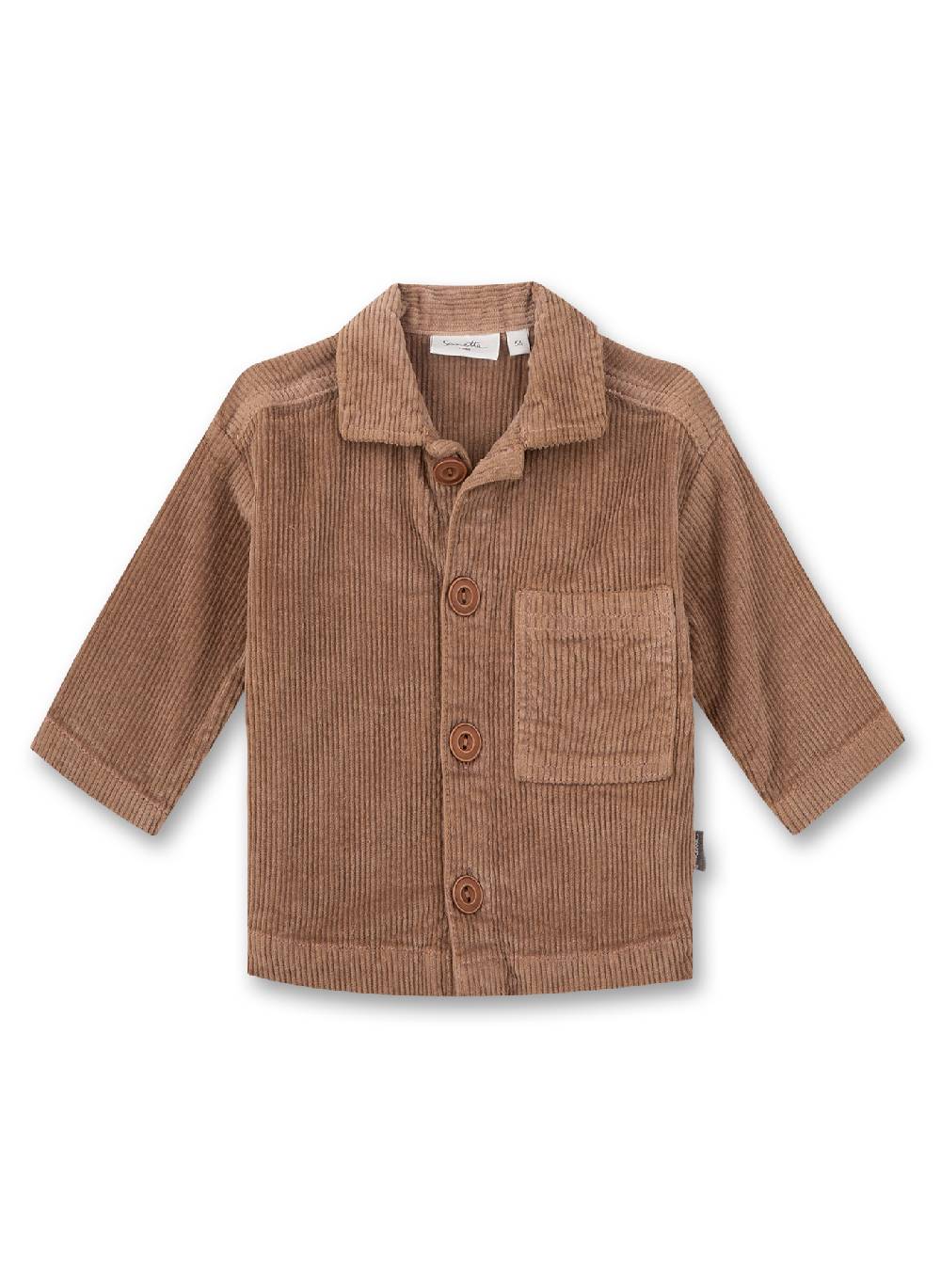 Sanetta Jungen-Cordhemd Braun Online Outlet