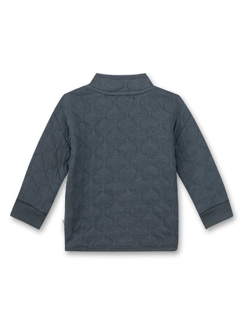 Sanetta Jungen-Sweatjacke Dunkelblau mit Steppung Neuheiten