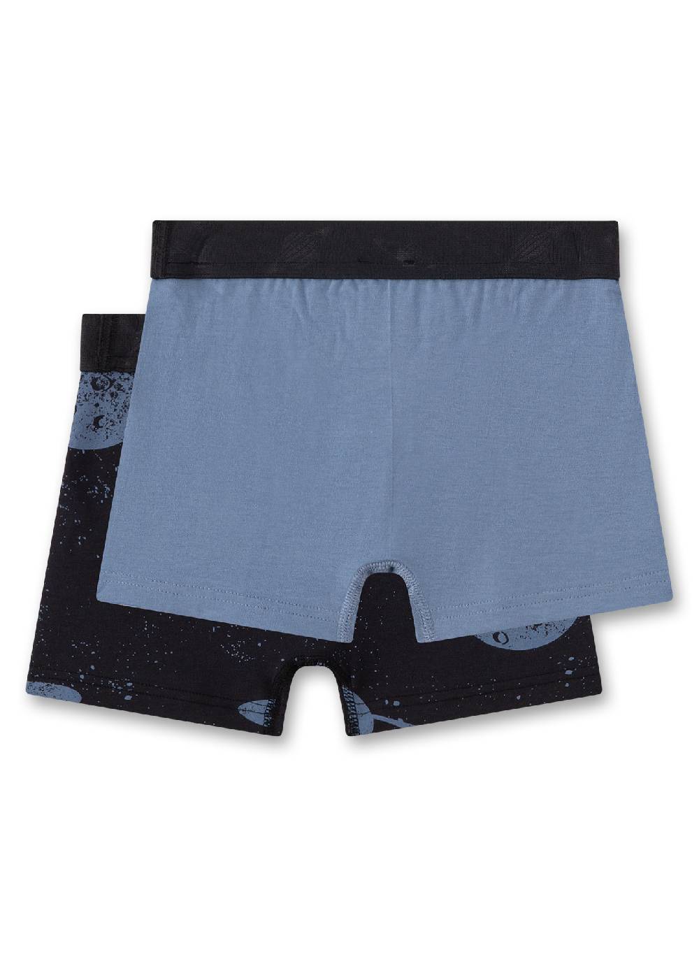 Sanetta Jungen-Hipshorts (Doppelpack) Dunkelgrau & Blau Riesige Ersparnisse