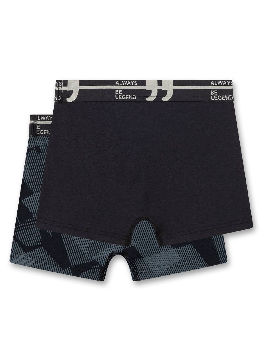 Sanetta Jungen-Hipshorts (Doppelpack) Dunkelgrau Super Sparpreis